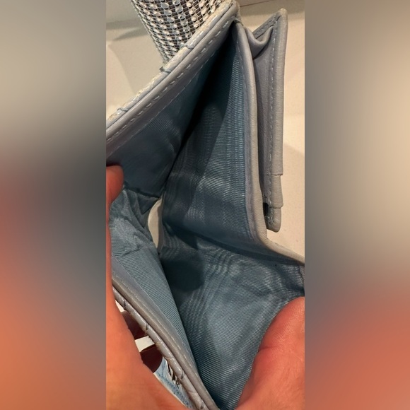 Gucci GG Marmont Powder Blue Snakeskin bifold wallet w/COA - Picture 9 of 12